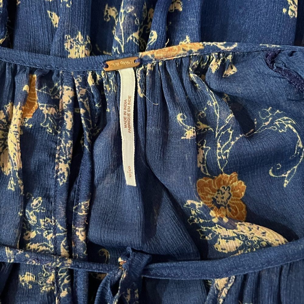 Free People Sunsetter Mini Floral Ruffle Dress - Picture 7 of 8